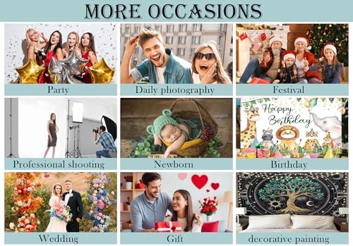 10X8ft Fabric White Modern Office Reception Desk Three World Clocks Backdrop Clean Corporate Lobby Interior Background Business Theme Party Decorations Photo Studio Props - Image 7