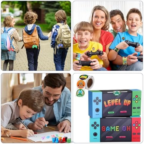 HyDren 179 Pcs 16 Sets Video Game Party Favors for Kids - Image 6