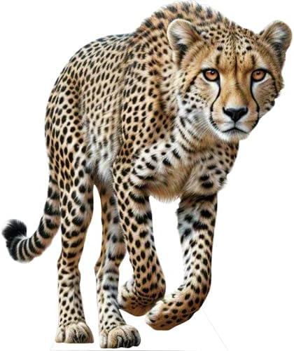 Cheetah 2FT Life Size Cardboard Cutout, 1 PC by DP+BOUTIQUE