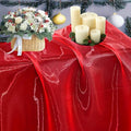 95 Yard Organza Fabric 44" Wide for Wedding Event Décor - Red by MDS