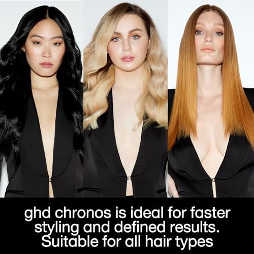 ghd Chronos 1" Styler Smart Flat Iron Hair Straightener, White - Image 5