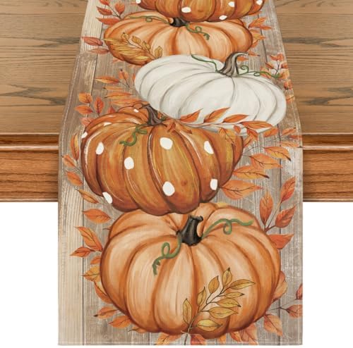 Artoid Mode 210 GSM Fall Table Runner Home Party Decor 13x120 Inch by ArtoidMode