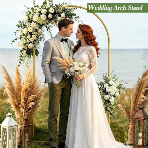 7.2 FT Metal Arch Backdrop Stand, Party Balloon Arch Stand - Image 3