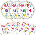 40 Pcs Birthday Plates and Napkins Set, Large 9 Inch Party Plates by KFJBPB