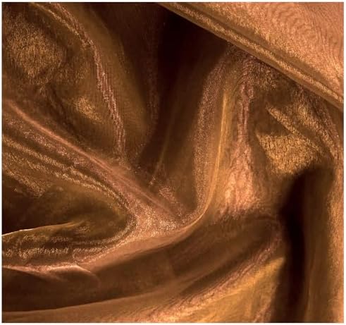 85 Yard Organza Fabric 44" Wide for Wedding Event Décor - Bronze - Image 3