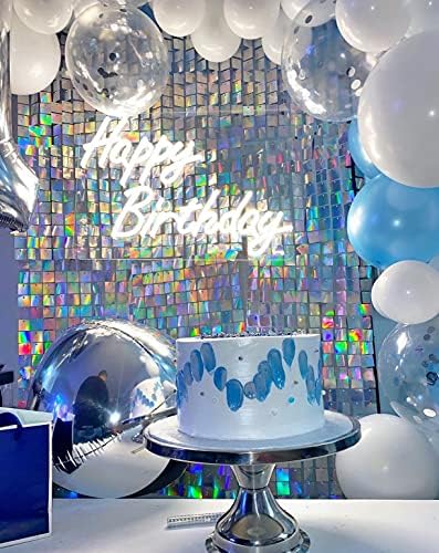 24 Sequin Panels for Shimmer Wall - New Interlocking Design | Shimmer Wall, Party Backdrop, Events, and Advertising Signs (Iridescent) - Image 3