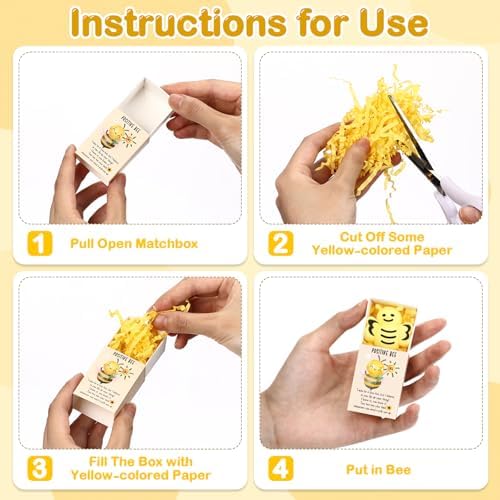 72 Sets Positive Bee Gifts Bee Inspirational Party Favors - Image 3