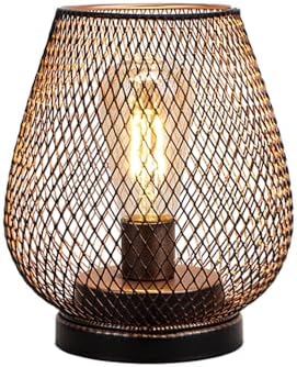 JHY DESIGN Metal Cage LED Lantern Battery Powered Cordless Accent Light with LED Great for Weddings Parties Patio Events for Indoors Outdoors by JHYDESIGN