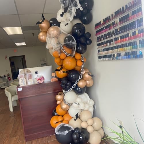Black Orange White Halloween Balloon Arch Garland Kit for Party Decorations - Image 5