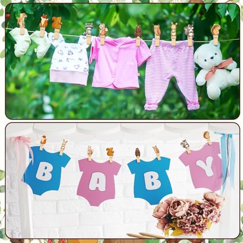Patelai 321 Pcs Baby Shower Games Supplies, Woodland Animal - Image 6