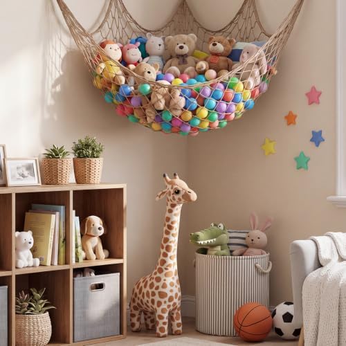 10x5 Ft Fish Net Decorations Party, 3 Pcs Brown Fishing Net Halloween Decor - Image 7