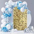 Ozikutech 12 Pcs Light Gold Shimmer Wall Backdrop Panels for Party Decor by Ozikutech