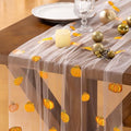 Pumpkin Table Runner Fall Tulle Gauze Sheer Cheesecloth Party Home Decor by Socomi