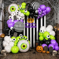 Purple Green Black Halloween Balloon Arch Garland Kit for Party Decorations by Froova