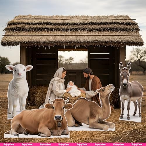 Nativity Camel Life Size Cardboard Cutout, 6FT 1 PC, Standup - Image 2