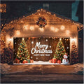 HOMETITUTE Merry Christmas New Year Garage Banner 13x6ft by HOMETITUTE