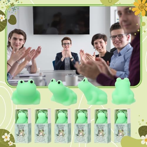 24 Sets Positive Gift Frog Toy with Support Box You are Awesome Party Favor - Image 7