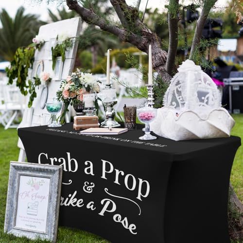 Gilprop Photo Booth Props Tablecloth Spandex Table Cover, Classic, 4ft - Image 6