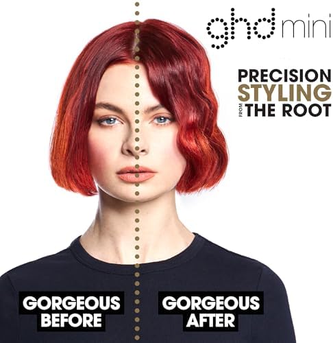 ghd Mini Styler .5" Flat Iron Hair Straightener, Black - Image 2