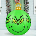 23.6 Inch Large Inflatable Christmas Balls Green PVC Inflatable Christmas Decorated Ball Outdoor Decorations for Xmas Tree Holiday Parties Decor by Denylopro