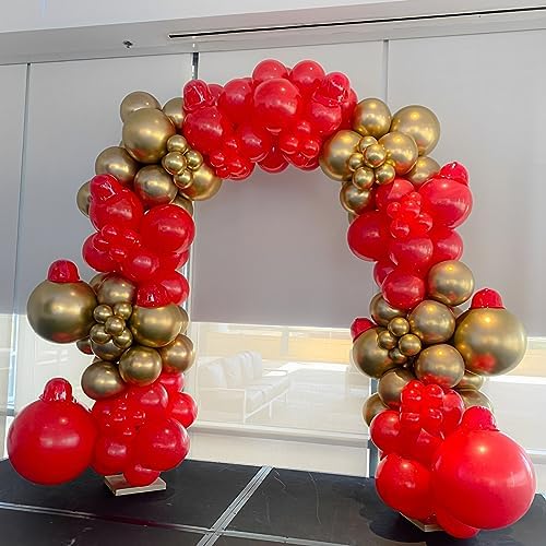 Voircoloria 110pcs Red Latex Party Balloons, 12inch - Image 6