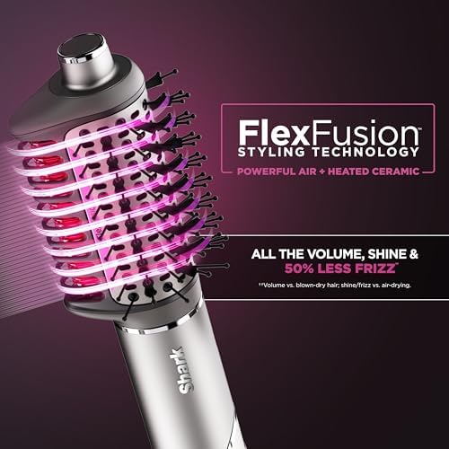 Shark FlexFusion Ceramic Air Styler, Auto-Wrap Curlers, Metallic Mist, HD641 - Image 2