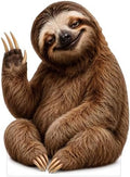 Funny Sloth Life Size Cardboard Cutout Standee, 7FT by 111PRINT