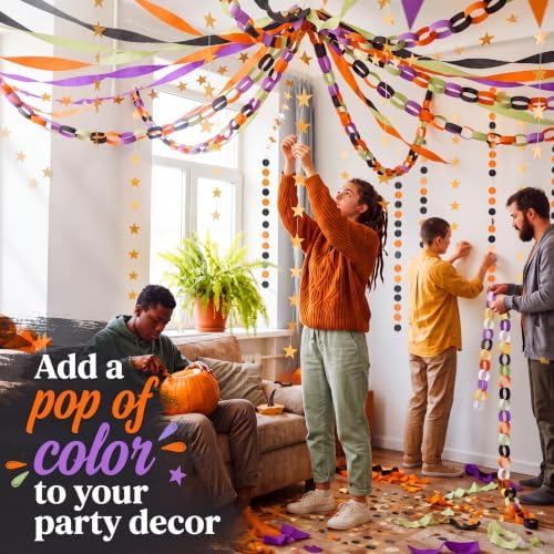 Yoonotee Halloween Party Decoration 574 ft Crepe Streamers for Party Decor - Image 2