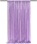 Lavender Sequin Backdrop Curtains-1 Panel 3FTx8FT Light Purple Backdrop for Wedding, Glitter Party Decorations Background Drapes for Birthday Party Anniversary Graduation Photo Booth Decor by SoarDream