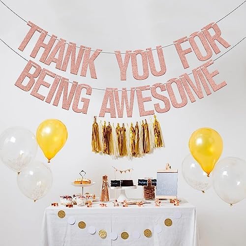 Thank You for Being Awesome Banner Going Away Party Decoration - Image 2
