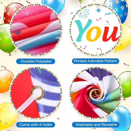 We Appreciate You Decorations Colorful Appreciate You Banner Yard Sign with 18 Pcs Balloons Thank You for All You Do Banner Employee Staff Appreciation Gifts Teacher Doctor Appreciation Party Decor - Image 4