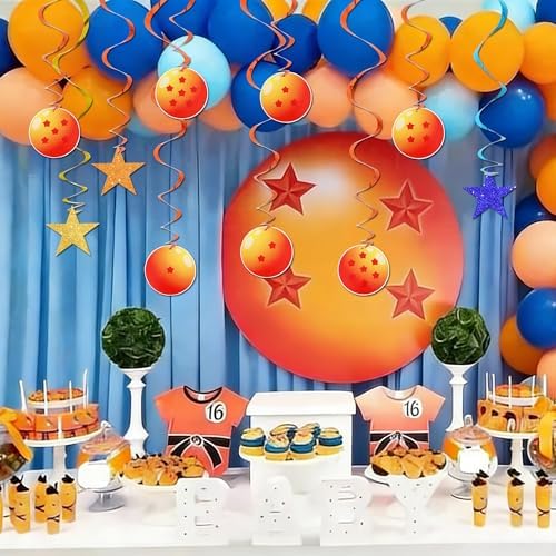 BEISHIDA 15Pcs Pre-Strung Cartoon Hanging Swirl Decorations Cartoon Theme Birthday Party Hanging Decorations for Kids Birthday Party Supplies - Image 4
