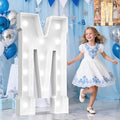 Pooqla 4 FT Marquee Letters, Light Up Letter M, Cool White and Warm White by Pooqla