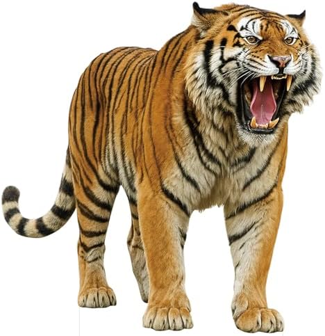 Tiger 6FT Life Size Cardboard Cutout, Standup, 1 PC by DP+BOUTIQUE