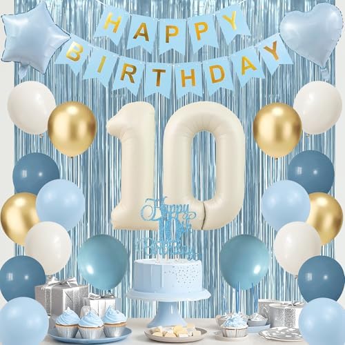 Trgowaul Light Blue 10th Birthday Decorations for Girls - Image 5