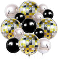 KatchOn Disco Ball Balloons - 22 Inch, Pack of 14, Disco Party Decorations by KatchOn