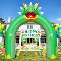9.5FT Triceratops Inflatable Arch Dinosaur Birthday Party Decor by Eyourlife