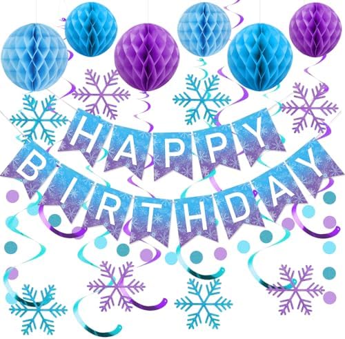 meowtastic Birthday Decorations Happy Birthday Banner with Honeycomb Balls by meowtastic%C2%AE%E2%80%94Idealforyourparty
