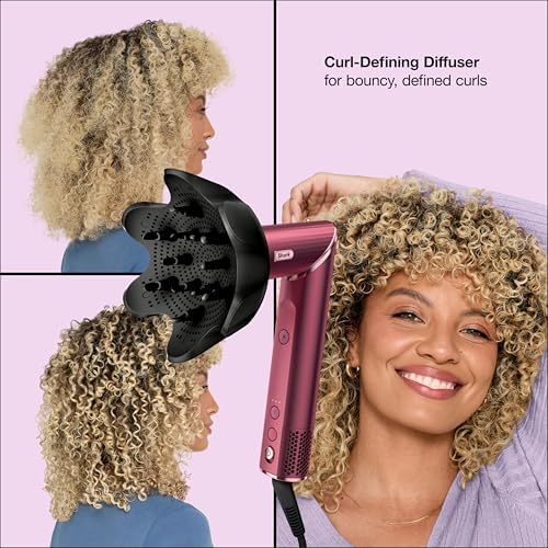Shark FlexStyle, Air Multi-Styler & Drying System, Black Cherry, HD457CR - Image 4