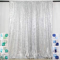 ShinyBeauty Sequin Backdrop - Backdrop Photography and Photo Booth Backdrop for Wedding/Party/Photography/Curtain/Birthday/Christmas/Prom/Other Event Decor - 4FTx6FT(48inx72in) (Silver) by ShinyBeauty