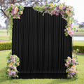 MEETSKY 10ft x 7ft Black Backdrop Curtain for Parties Black Rod Pocket Backdrop Photo Curtains Backdrop Drapes Fabric Decoration for Birthday Party Decor for Boys Teens Men, 5ft x 7ft, 2 Panels by MEETSKY