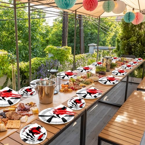 50 Guests Karate Party Supplies Karate Plates and Napkins Forks Disposable Tableware Set Paper Plates for Karates Theme Party 200PCS - Image 5