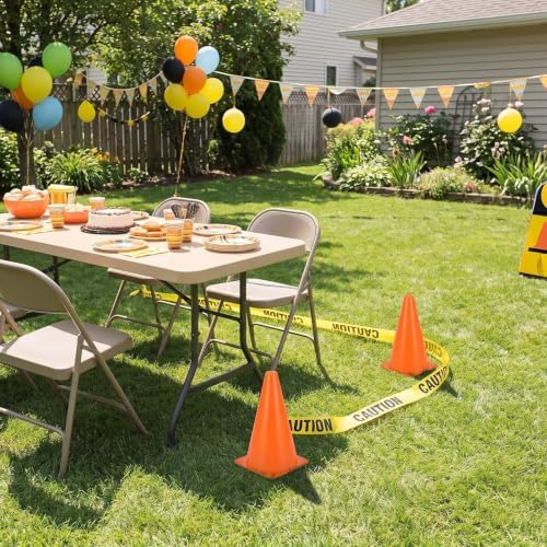 Frienda 11 Pcs Construction Party Decorations Set, 9 Inch Tall, Solid - Image 4
