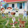 Toy Inspired Story Themed Happy Birthday Yard Signs,7PCS Party Set with Stakes, Outdoor Lawn Garden Decor for Birthday by Unknown