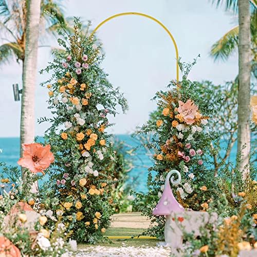 Wokceer 6FT Arch Backdrop Stand and Cover Set, Arch with Dusty Blue Cover - Image 3