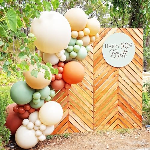 Voircoloria 66pcs Sage Green Olive Green Latex Party Balloons, 12inch - Image 5