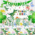 188Pcs Yingoto Three Rex Birthday Decorations Boy Tableware Set, Serves 25 by Yingoto