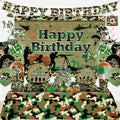 360Pcs Yingoto Army Birthday Party Decorations Tableware Set, Serves 50 by Yingoto