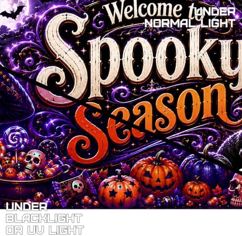7 x 16 ft Spooky Skeleton Halloween Garage Door Decorations Halloween decorations Door Cover, Hanging Banner for Home, Outdoor, Indoor, Spooky Party, Wall, Window - Image 4