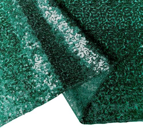 2 Packs 12 x 72 inches Sequin Table Runner, Hunter Green Glitter Table Runner for Birthday Party Supplies Wedding Engagement Baby Shower Holiday Celebration Event Decorations - Image 4